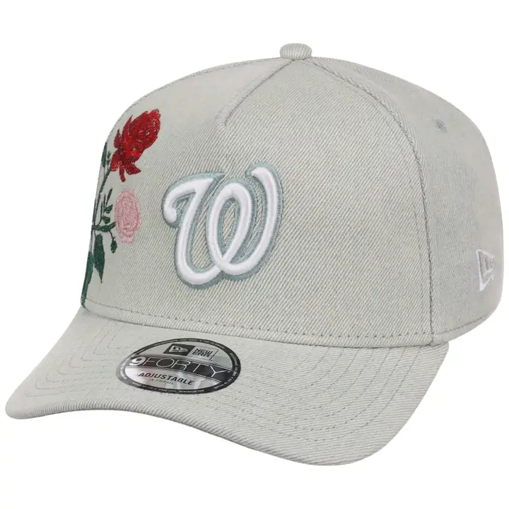 Washington Nationals MLB Denim Flower 9FORTY AF DENIM/DENIM/