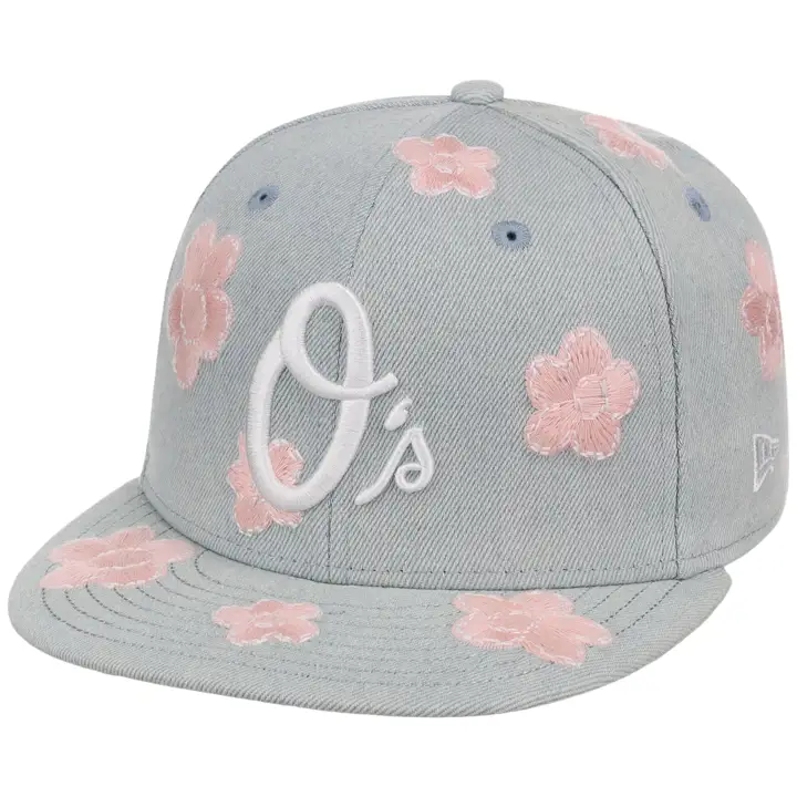 Baltimore Orioles MLB Denim Flower 59FIFTY JEAN/JEAN/GRI