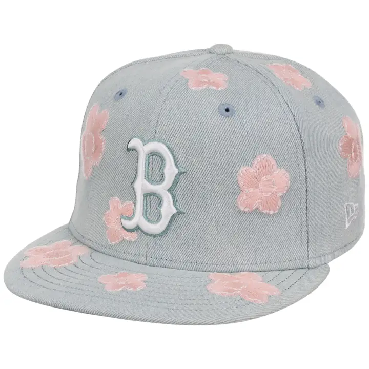 Boston Red Sox MLB Denim Flower 59FIFTY DENIM/DENIM/GRY