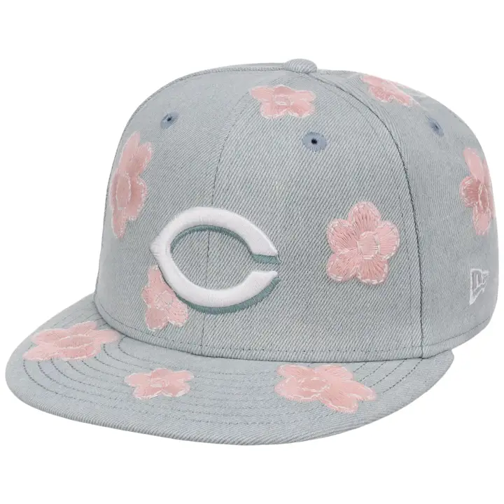 Cincinnati Reds MLB Denim Flower 59FIFTY DENIM/DENIM/GRY