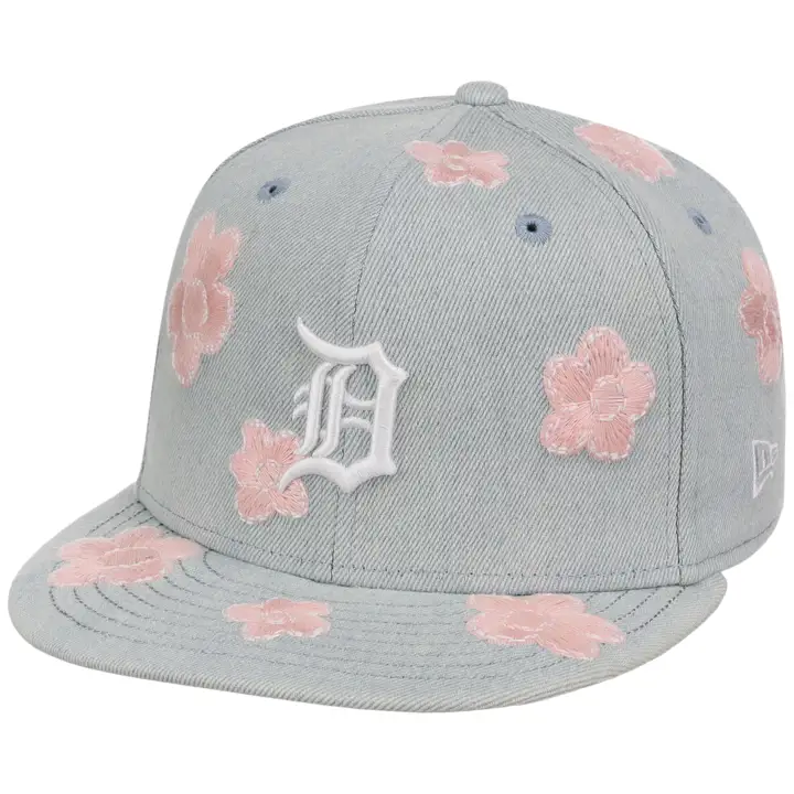 Detroit Tigers MLB Denim Flower 59FIFTY DENIM/DENIM/GRY