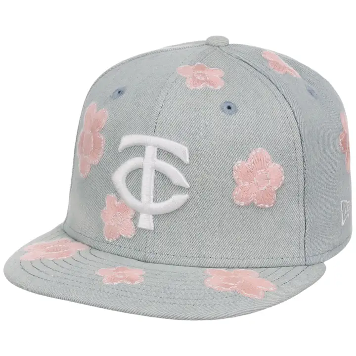 Minnesota Twins MLB Denim Flower 59FIFTY DENIM/DENIM/GRY