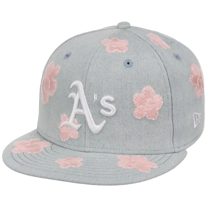 Oakland Athletics MLB Denim Flower 59FIFTY DENIM/DENIM/GRY