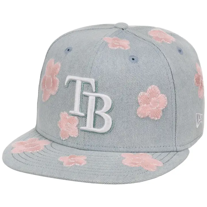 Casquette 59FIFTY Tampa Bay Rays MLB Denim Flower DENIM/DENIM/GRY