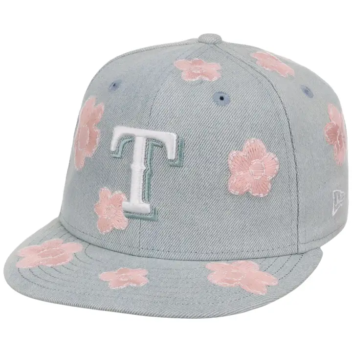 Casquette 59FIFTY MLB en jean Texas Rangers DENIM/DENIM/GRY