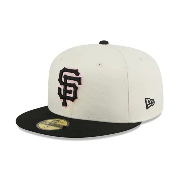 Casquette 59FIFTY San Francisco Giants MLB Chrome Noire Rose CHRM/BLK/PN