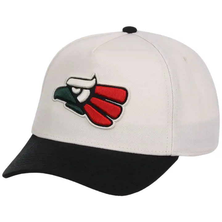 Casquette A-Frame « EAGLE CHROME/BLK » au logo Fierté nationale du Mexique