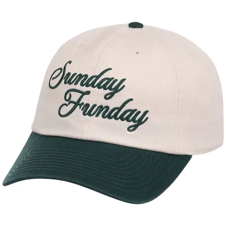 Casquette Ordinary Crowns Sunday Funday vert foncé