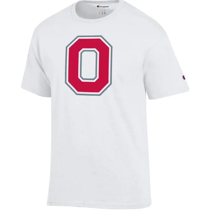 T-shirt à Grand Logo Ohio State Buckeyes 2F NCAA – Blanc