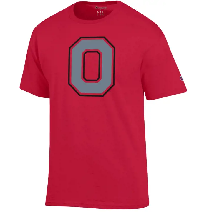 T-shirt Ohio State Buckeyes 2F NCAA Grand Logo ROUGE