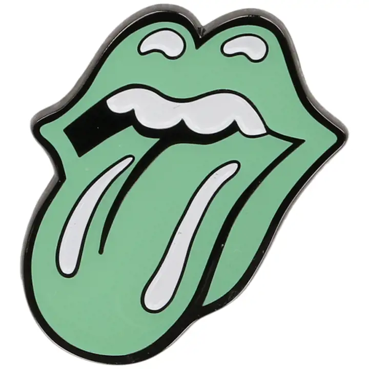 Pin logo vert Rolling Stones VRD
