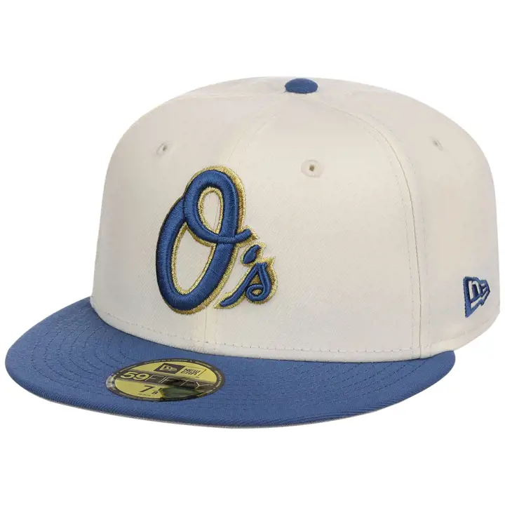 Baltimore Orioles MLB Chrome Indigo 59FIFTY CHROME/INDIGO/GR