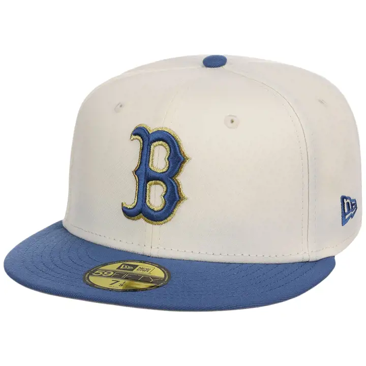 Boston Red Sox MLB Chrome Indigo 59FIFTY CHROME/INDIGO/GRY