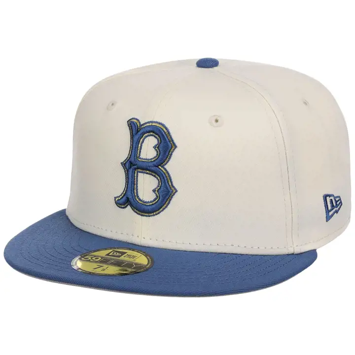 Brooklyn Dodgers MLB Chrome Indigo 59FIFTY CHROME/INDIGO/GRY