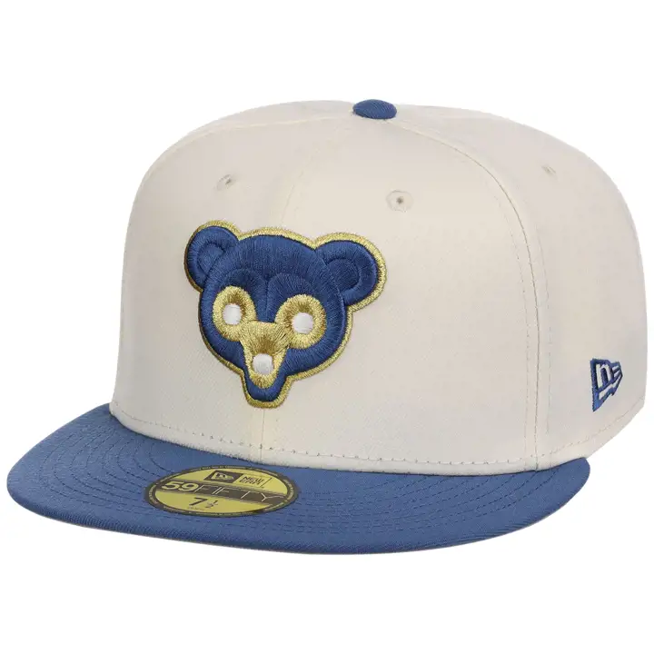 Chicago Cubs MLB Chrome Indigo 59FIFTY CHROME/INDIGO/GRY