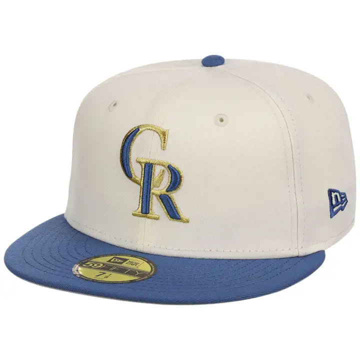Colorado Rockies MLB Chrome Indigo 59FIFTY CHROME/INDIGO/GRY