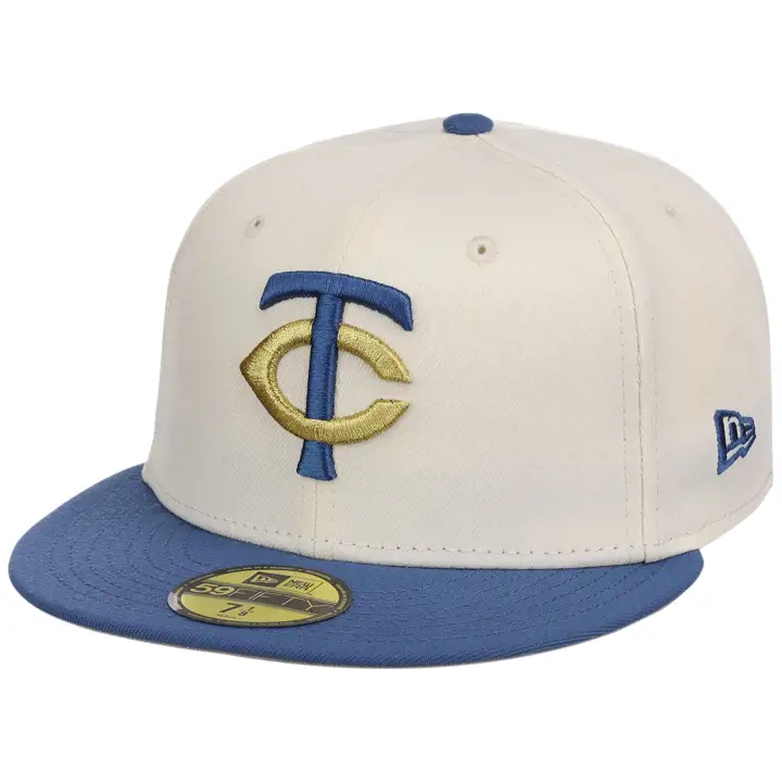 Minnesota Twins MLB Chrome Indigo 59FIFTY CHROME/INDIGO/GRY