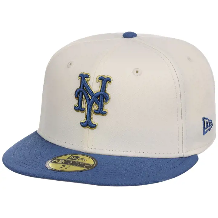 New York Mets MLB Chrome Indigo 59FIFTY CHROME/INDIGO/GRY