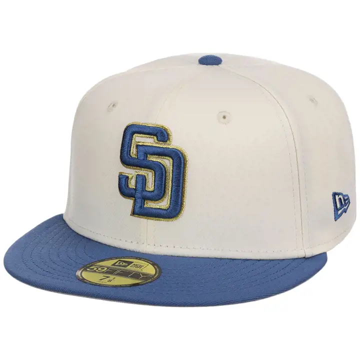 San Diego Padres MLB Chrome Indigo 59FIFTY CHROME/INDIGO/GRY