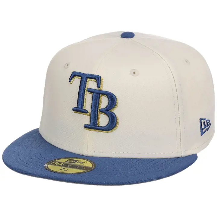 Tampa Bay Rays MLB Chrome Indigo 59FIFTY CHROME/INDIGO/GRY