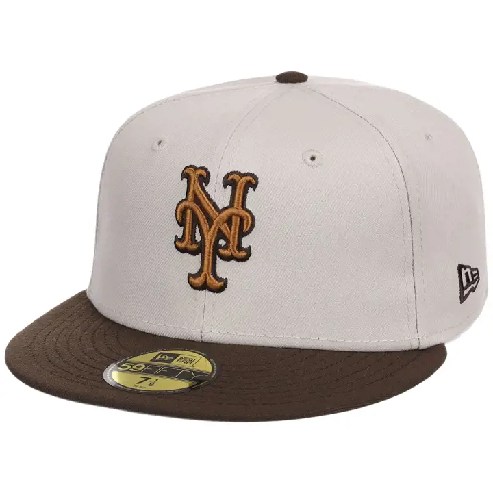 New York Mets MLB Espresso Martini 59FIFTY CHROME/WLNT/GRY