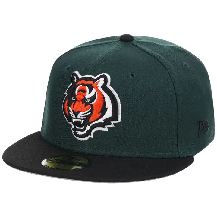 Casquette 59FIFTY NFL LHD Turf des Cincinnati Bengals DKGRN/BLK/GRY