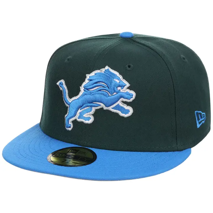 Detroit Lions NFL LHD Turf 59FIFTY DKGRN/LBL/GRY