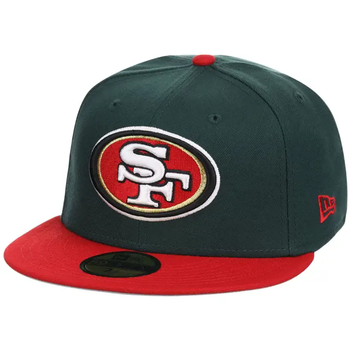 San Francisco 49ers NFL LHD Turf 59FIFTY VVERT/ROUGE/GRIS