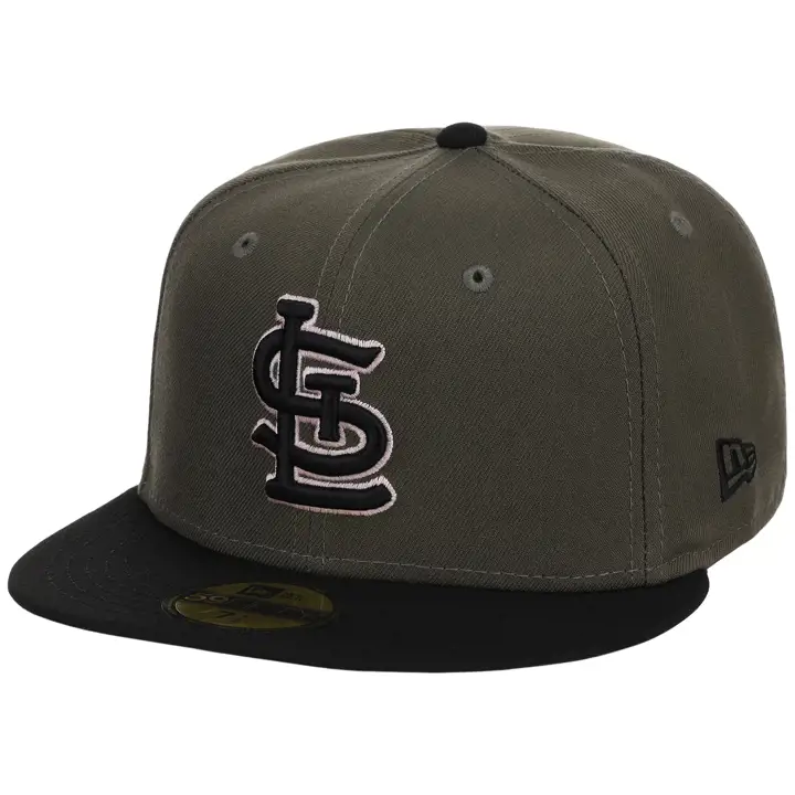 Casquette St. Louis Cardinals MLB Dirty Olive 59FIFTY OLV/BLK/PNK