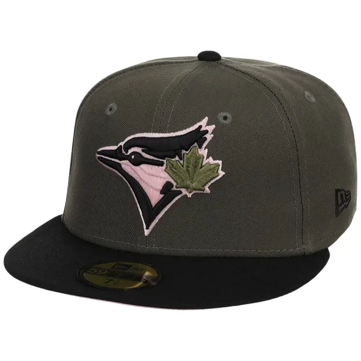 Toronto Blue Jays MLB Dirty Olive 59FIFTY OLV/BLK/PNK
