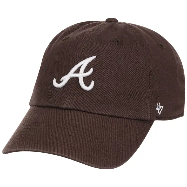 Atlanta Braves MLB x '47 x MOPQ Clean Up Marron/Marron