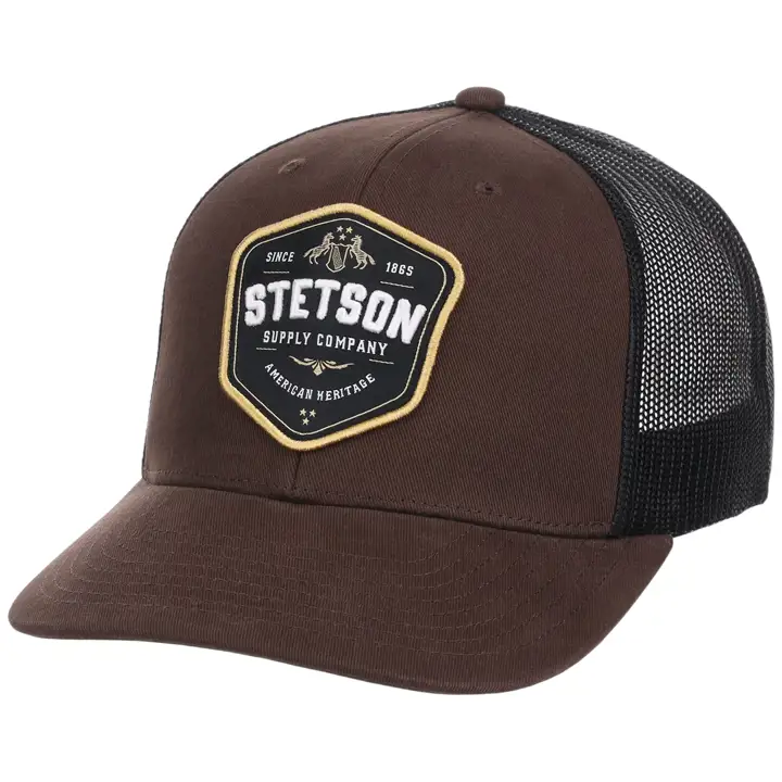 Écusson Stetson Supply Co Marron/Noir