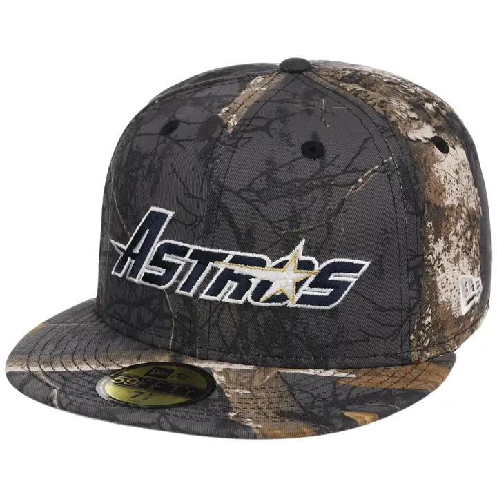 Houston Astros MLB Noir Real Tree 59FIFTY CAMO/CAMO/GRIS