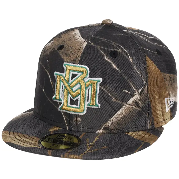Milwaukee Brewers MLB Blk Real Tree 59FIFTY CAMO/CAMO/GRY