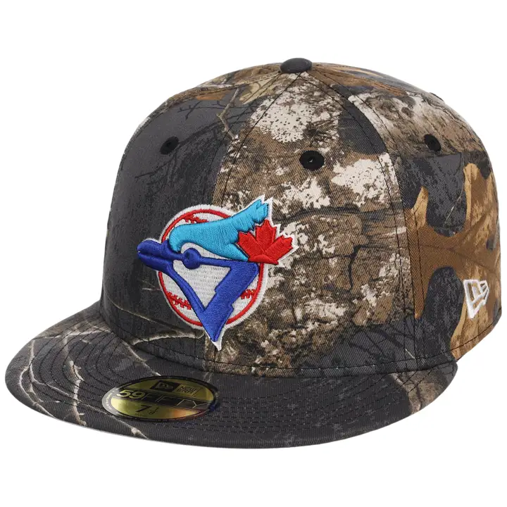Casquette 59FIFTY camouflage/camouflage/gris Real Tree des Blue Jays de Toronto (MLB)
