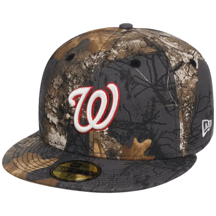 Washington Nationals MLB Noir Real Tree 59FIFTY CAMO/CAMO/GRY