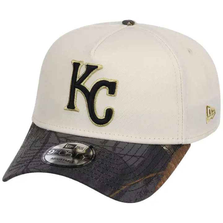 Kansas City Royals MLB Chrome Noir Real Tree 9FORTY AF CHROME