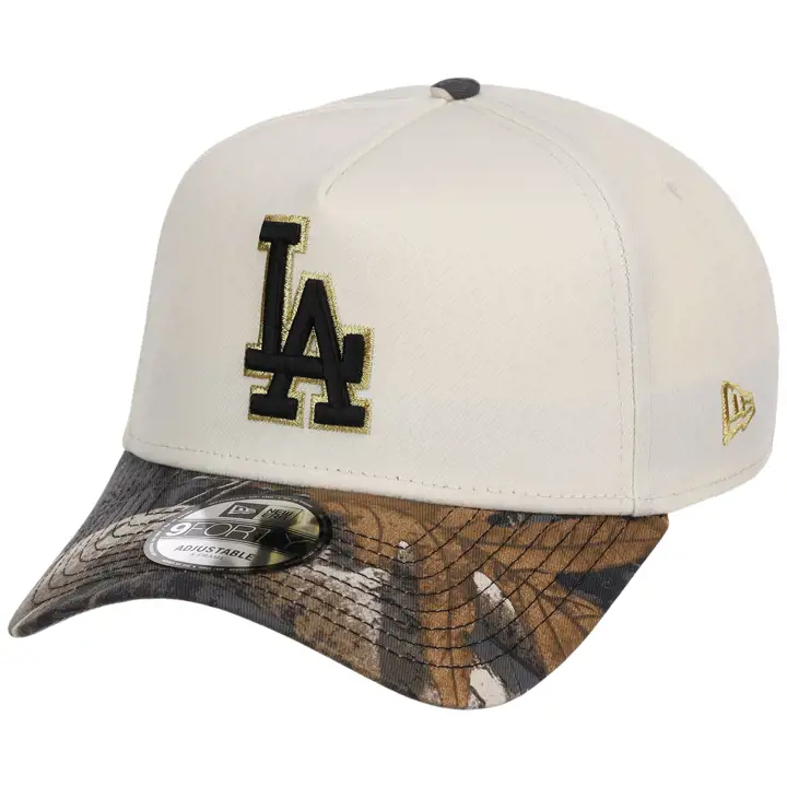 Los Angeles Dodgers MLB Chrome Blk Real Tree 9FORTY AF CHROM