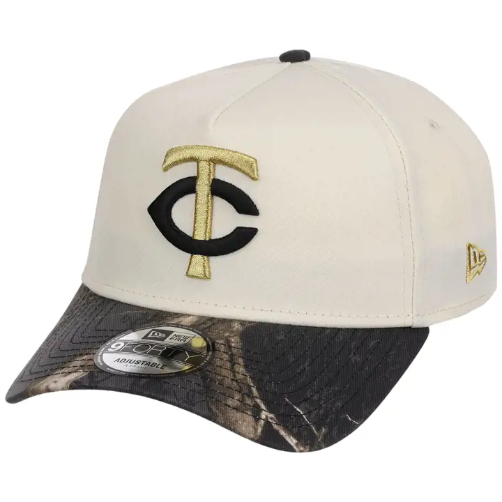 Minnesota Twins MLB Chrome Blk Real Tree 9FORTY AF CHROME/CA