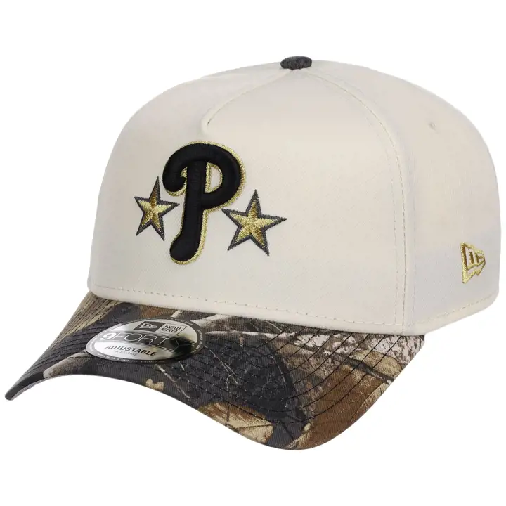 Philadelphia Phillies MLB Chrome Noir Real Tree 9FORTY AF CHR