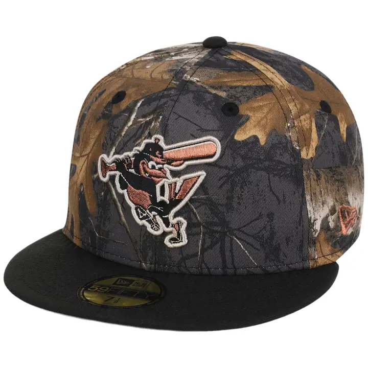 Baltimore Orioles MLB Black Real Tree 2T 59FIFTY CAMO/BLK/GR