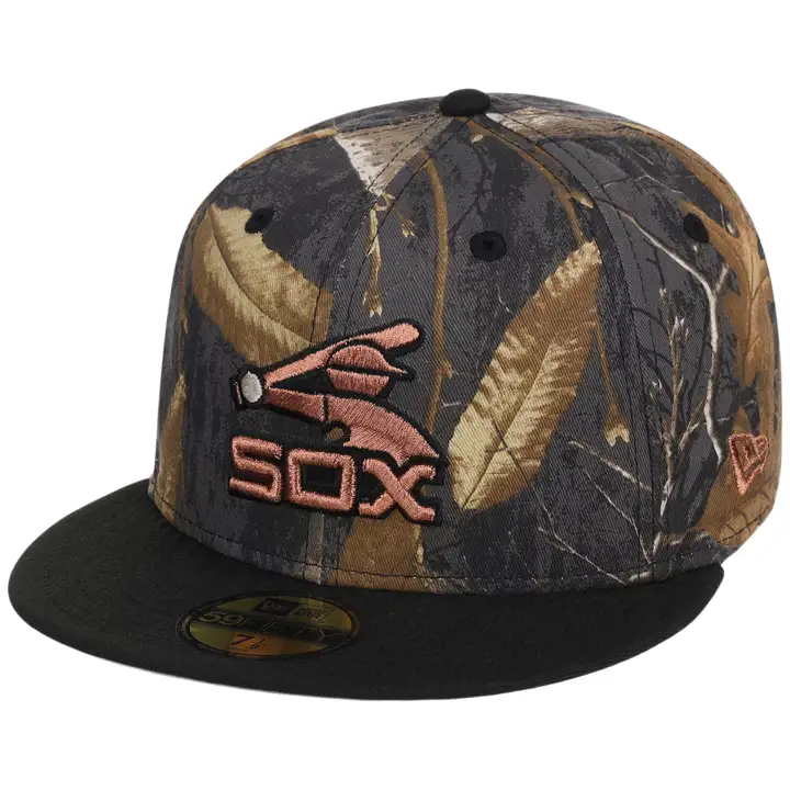 Chicago White Sox MLB Black Real Tree 2T 59FIFTY CAMO/BLK/GR