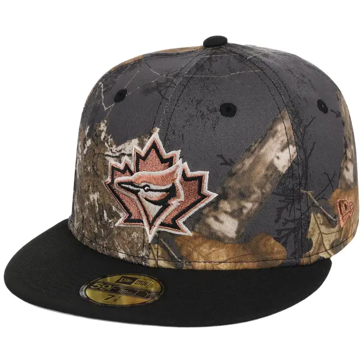 Casquette MLB Toronto Blue Jays Black Real Tree 2T 59FIFTY CAMO/BLK/GR