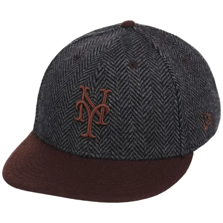 New York Mets MLB x Chase B Tweed 9FIFTY RC Gris/Marron/Gris
