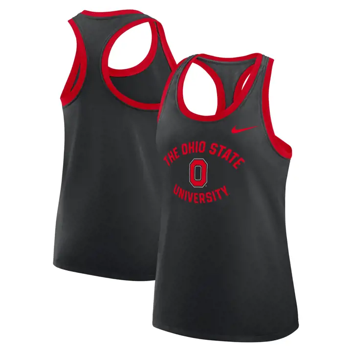 Ohio State Buckeyes Femme Nike Uni Nom Racer BLK