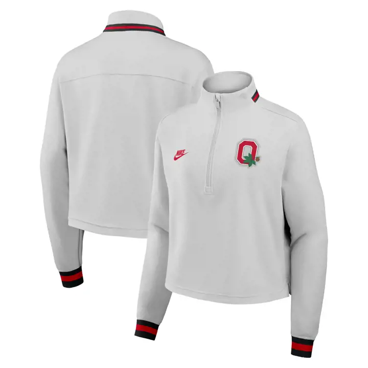 Ohio State Buckeyes Femme Legacy Nike Trim HZ GRIS