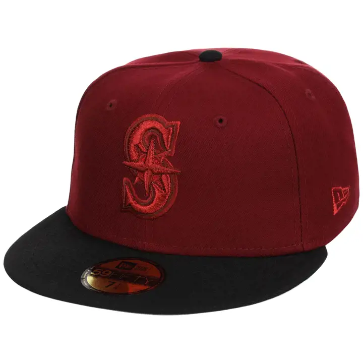 Seattle Mariners MLB Halloween Horror 59FIFTY ROUGE/NOIR/GRIS