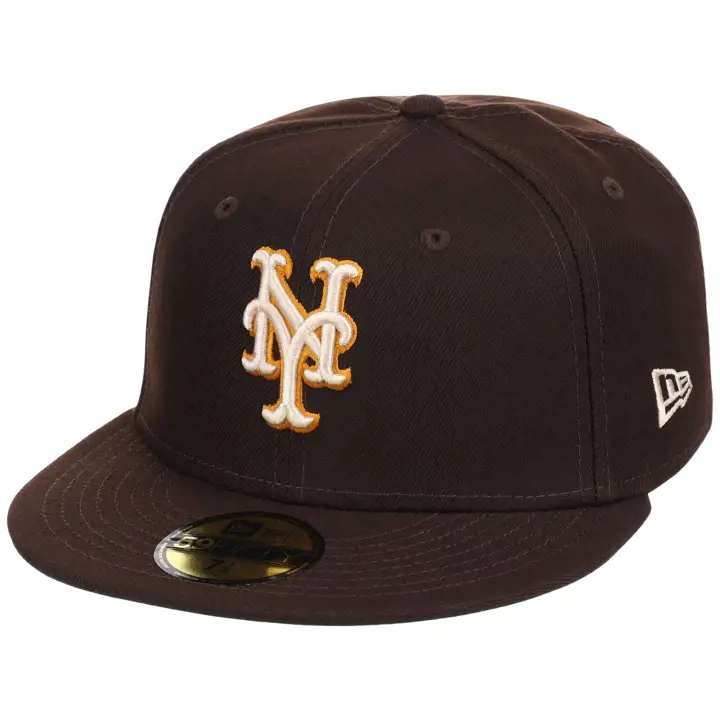 New York Mets MLB Citrouille Épicée Latte 59FIFTY BRN/GRN