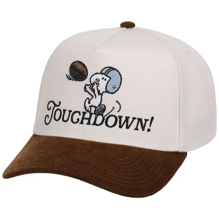 Casquette filet Peanuts Touchdown KHA/BRN