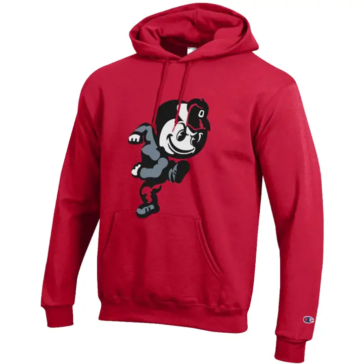 Sweat à capuche Ohio State Buckeyes Powerblend ROUGE